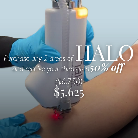 HALO® THREE-AREA SKIN REJUVENATION PACKAGE