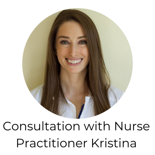 Consultation with our Nurse Practitioner Kristina